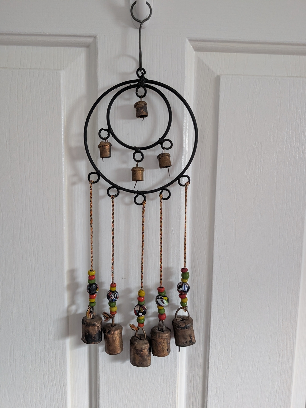 Bohhemian Beaded Iron Hanging Wind Chime